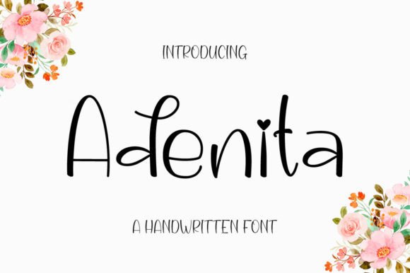 Adenita Font Review: A Handwritten Typeface for Creative Branding