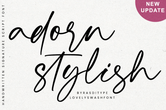 Adorn Stylish Font Review: A Versatile Script for Creative Branding