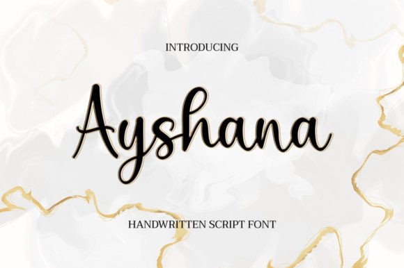 Ayshana: A Handwritten Font That Elevates Web Design
