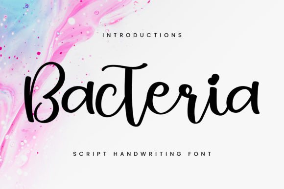 Bacteria Font: A Timeless Handwritten Typeface for Crafters