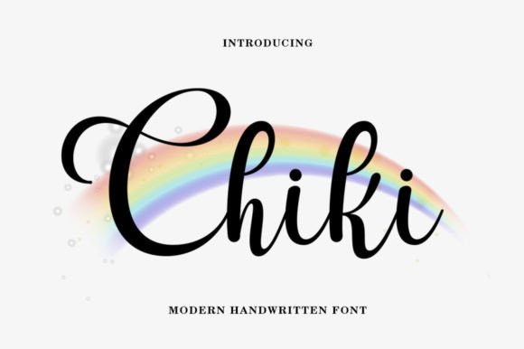 Chiki Font: A Modern Script Typeface for Digital Design
