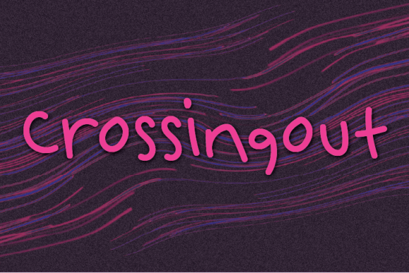 Crossingout: A Handwritten Font That Elevates Your Brand
