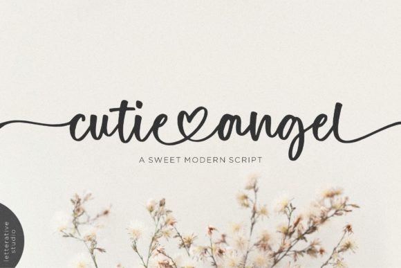 Cutie Angel: A Romantic Typeface for Editorial Design