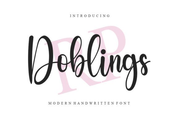Doblings: A Modern Handwritten Font for Web Design