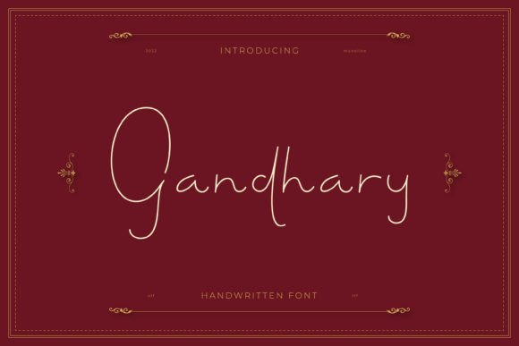 Gandhary Font: Elevating Campaign Design with Handwritten Elegance