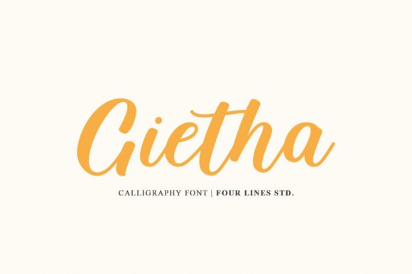 Gietha: A Friendly Font for a Polished Brand