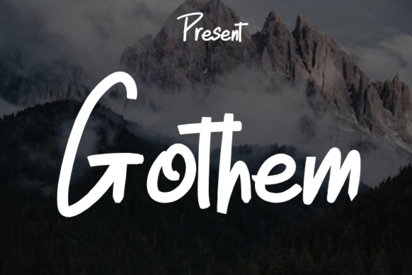 Gothem Font: A Modern Script for Digital Branding and Web Design