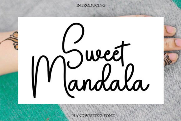 Introducing Sweet Mandala: A Handwritten Typeface for Elegant Typography