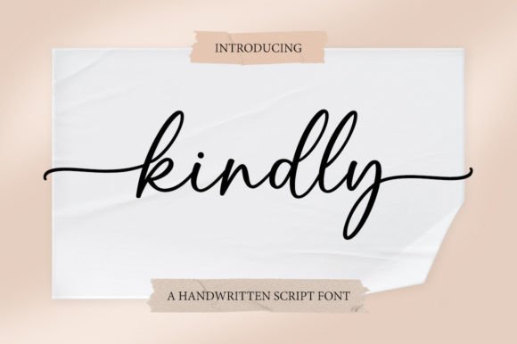 Kindly Font: A Beautiful Handwritten Typeface for Your Brand