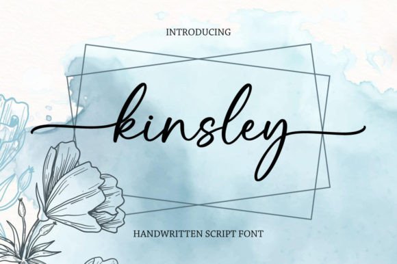 Kinsley Font: A Handwritten Typeface for Editorial Elegance