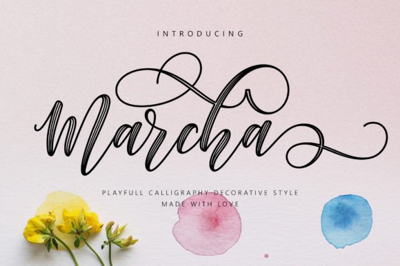 Marcha: A Handwritten Font for Editorial Elegance