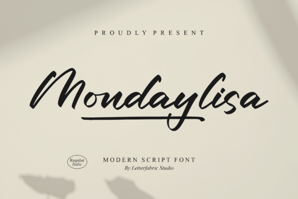 Mondaylisa Font – A Modern Script for Stronger Branding