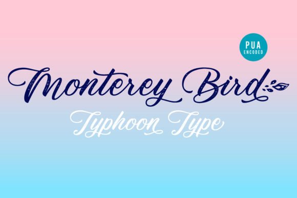 Monterey Bird Font: A Sweet Touch for Your Brand