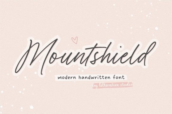 Mountshield Font: Elevate Your Brand with Handwritten Elegance