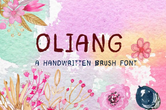 Oliang: A Handwritten Typeface for Digital Creativity