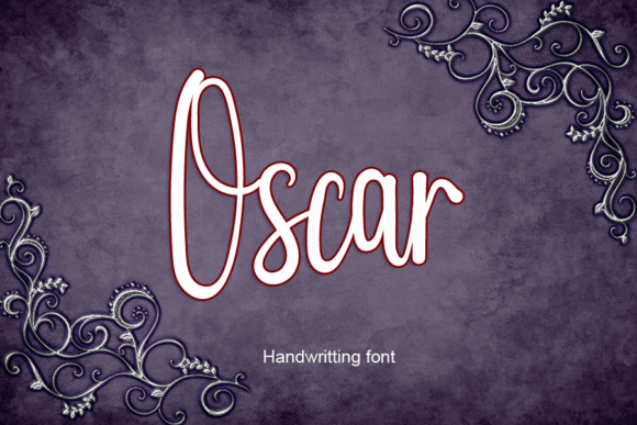 Oscar Font: A Handwritten Typeface for Crafty Creations
