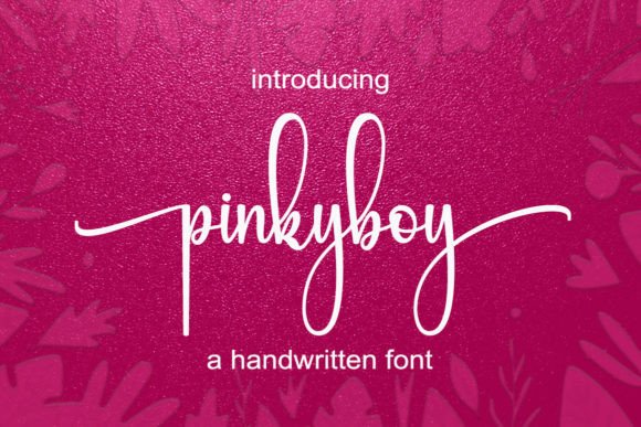 Pinkyboy: A Handwritten Font for Editorial Magic