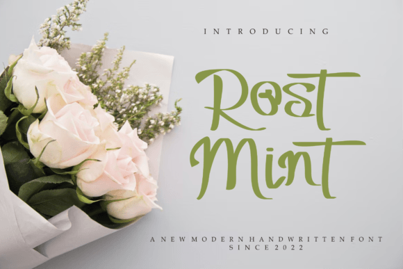 Rostmint Font: A Handwritten Touch for Your Brand