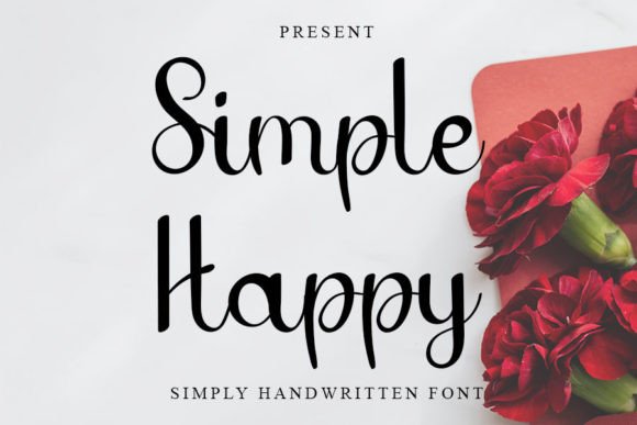 Simply Happy: A Handwritten Font for Modern Typography