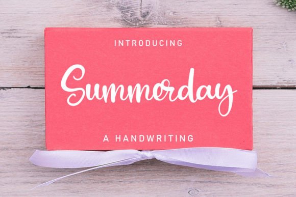 Summerday Font: A Handwritten Typeface for Business Branding