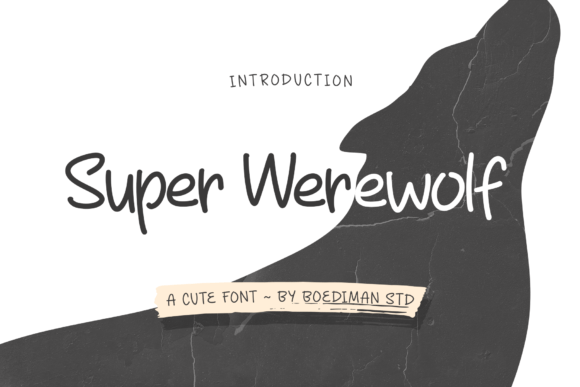 Super Werewolf Font – A Playful Typeface for Digital Design