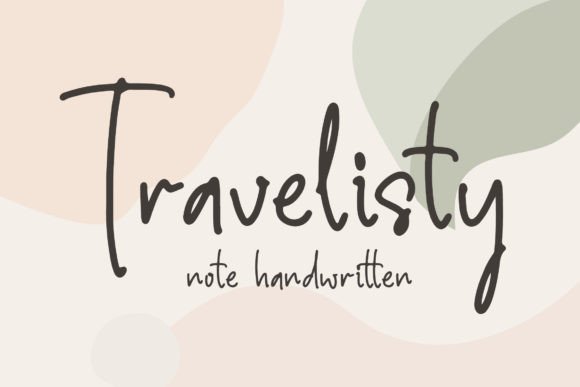 Travelisty: A Handwritten Typeface for Editorial Elegance