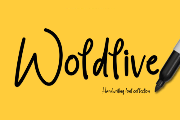 Woldlive: A Modern Handwritten Font for Stronger Brand Content